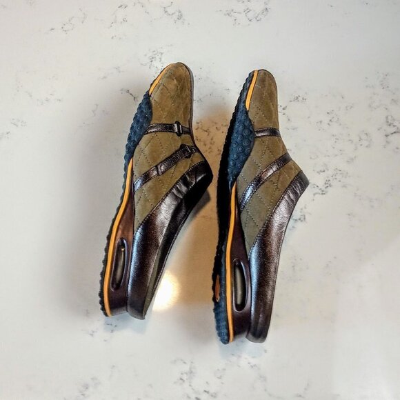 Cole Haan Nike Air Suede Leather Trim Mules - Picture 6 of 7